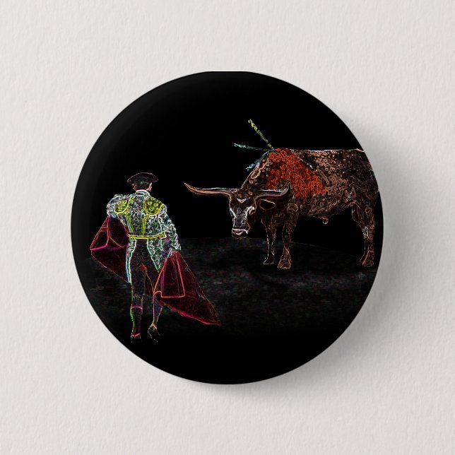 Badge Rond 5 Cm Ole Matador (Devant)