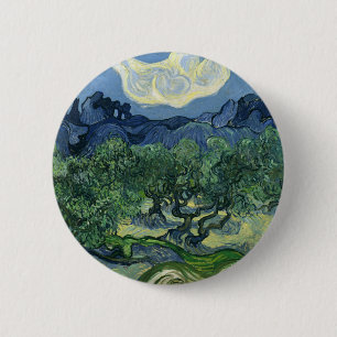 Badge Rond 5 Cm Olive Trees par Van Gogh