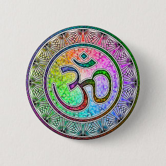 Badge Rond 5 Cm OM-mandala