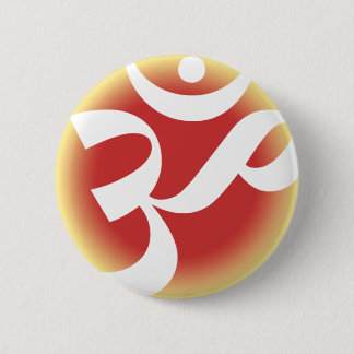 Badge Rond 5 Cm OM (rouge)
