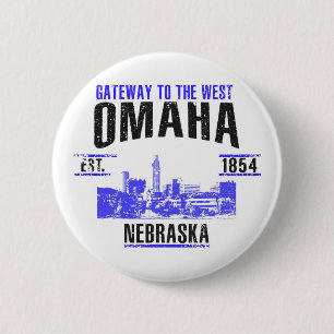 Badge Rond 5 Cm Omaha