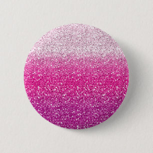 Badge Rond 5 Cm Ombre rose scintillant