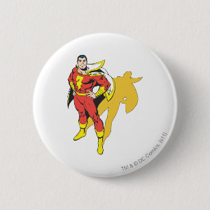 Badge Rond 5 Cm Ombre SHAZAM