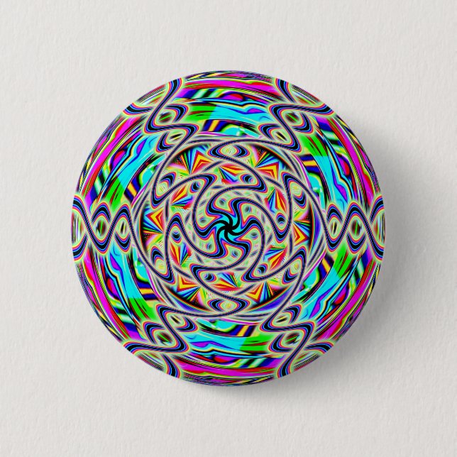 Badge Rond 5 Cm OMG Alien dansant (Devant)