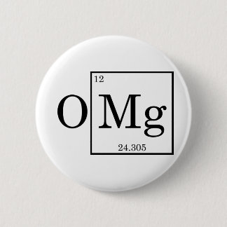 Badge Rond 5 Cm OMG - Magnésium - magnésium - table périodique