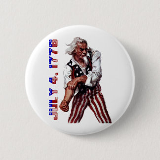 Badge Rond 5 Cm Oncle Sam