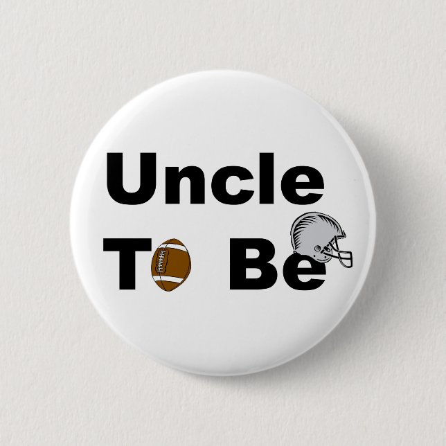 Badge Rond 5 Cm Oncle To Be (Devant)