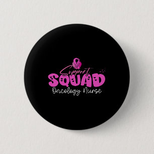 Badge Rond 5 Cm Oncologie Infirmière Soutien Équipe Équipe Cancer