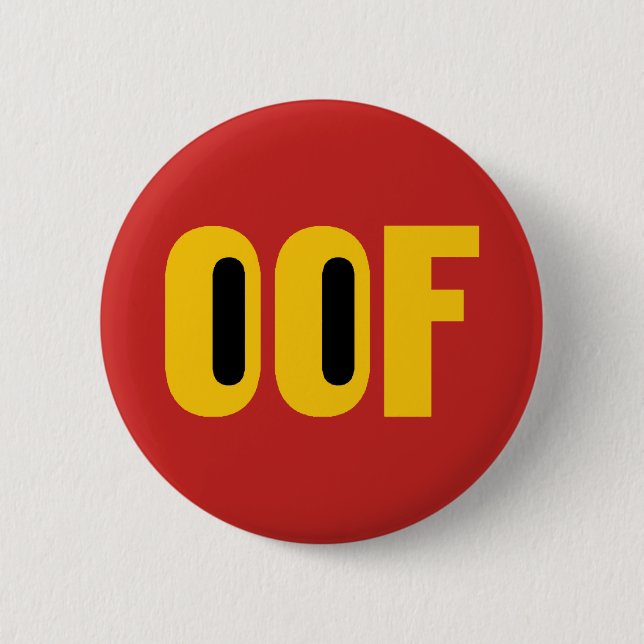 Badge Rond 5 Cm Oof (Devant)