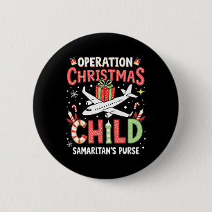 Badge Rond 5 Cm Opération amusante Noël Famille d'enfants Correspo
