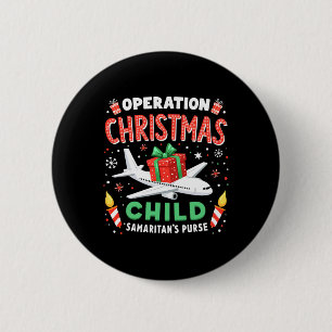 Badge Rond 5 Cm Opération Noël Enfant Funny Famille Correspondant