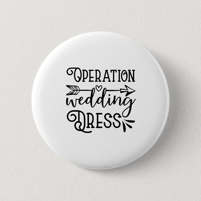 Badge Rond 5 Cm Opération robe mariage (Devant)