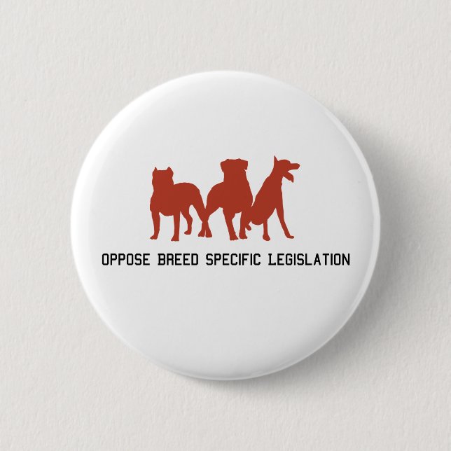 Badge Rond 5 Cm Opposez-vous au bouton de BSL (Devant)