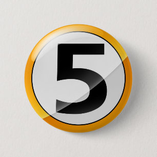 Badge Rond 5 Cm or 5