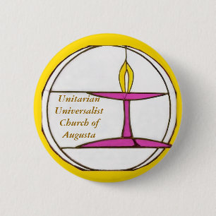 Badge Rond 5 Cm Or de bouton d'UUCA