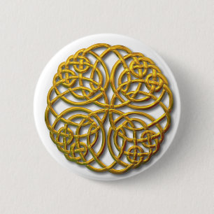 Badge Rond 5 Cm Or de Mandella