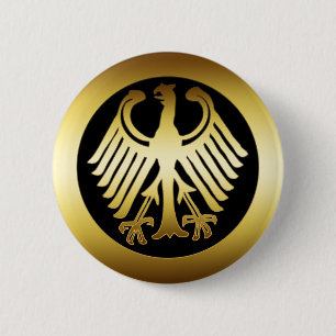 BADGE ROND 5 CM OR EAGLE