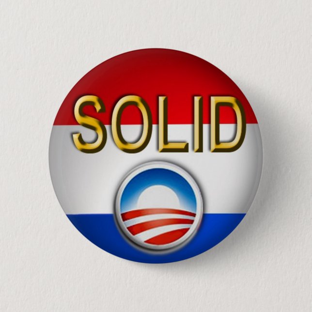 Badge Rond 5 Cm Or massif (Devant)