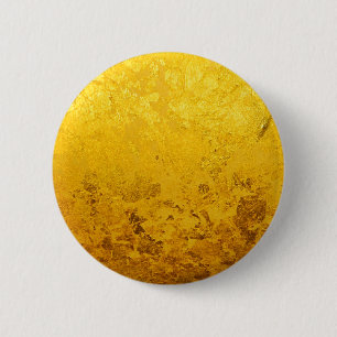 Badge Rond 5 Cm OR pur/or leaf