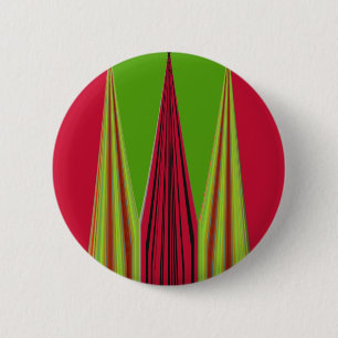 BADGE ROND 5 CM OR ROUGE VERT