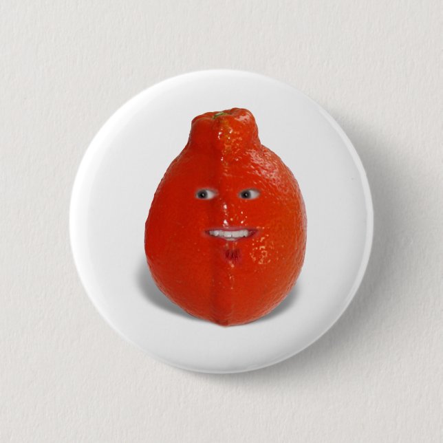 Badge Rond 5 Cm Orange Boy (Devant)