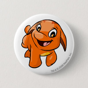 Badge Rond 5 Cm Orange de Poogle