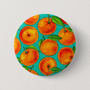 Badge Rond 5 Cm Oranges