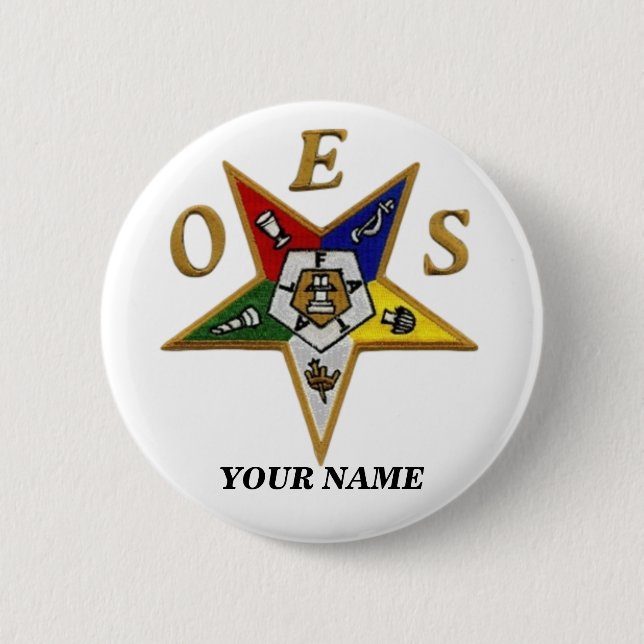 Badge Rond 5 Cm ORDRE de l'ÉTOILE ORIENTALE (Devant)