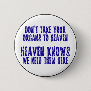 Badge Rond 5 Cm Organes au ciel