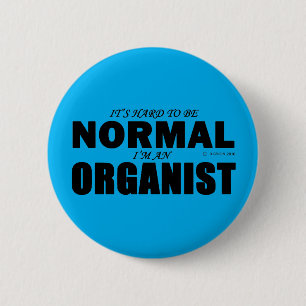 Badge Rond 5 Cm Organiste normal