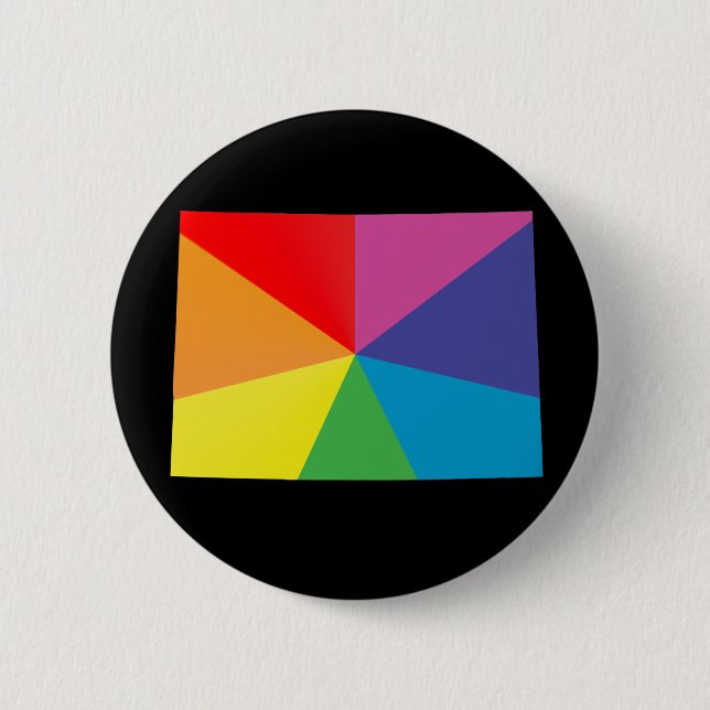 Badge Rond 5 Cm orgueil colorado. (Devant)