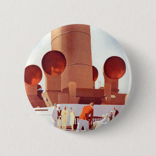 Badge Rond 5 Cm Orient Cruises Big Funnel
