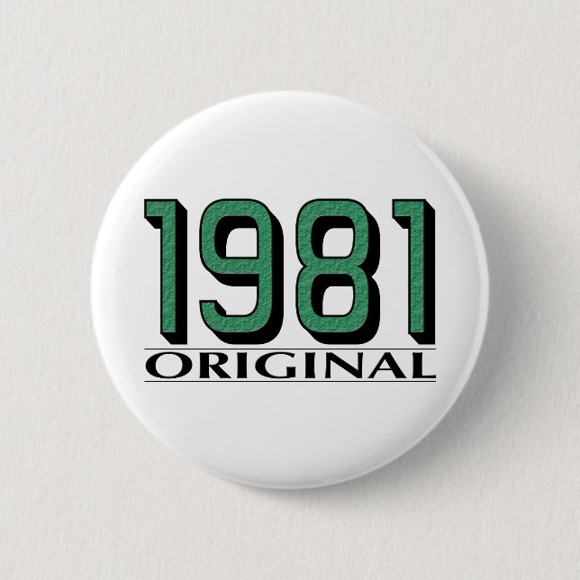 Badge Rond 5 Cm Original 1981 (Devant)