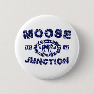 Badge Rond 5 Cm Orignal-Jonction-Affligé [