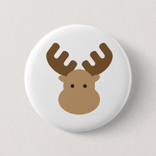 Badge Rond 5 Cm Orignaux