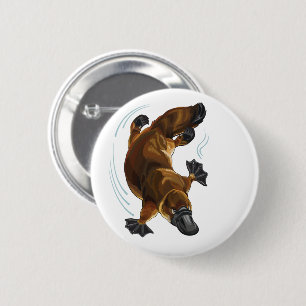 Badge Rond 5 Cm ornithorynque