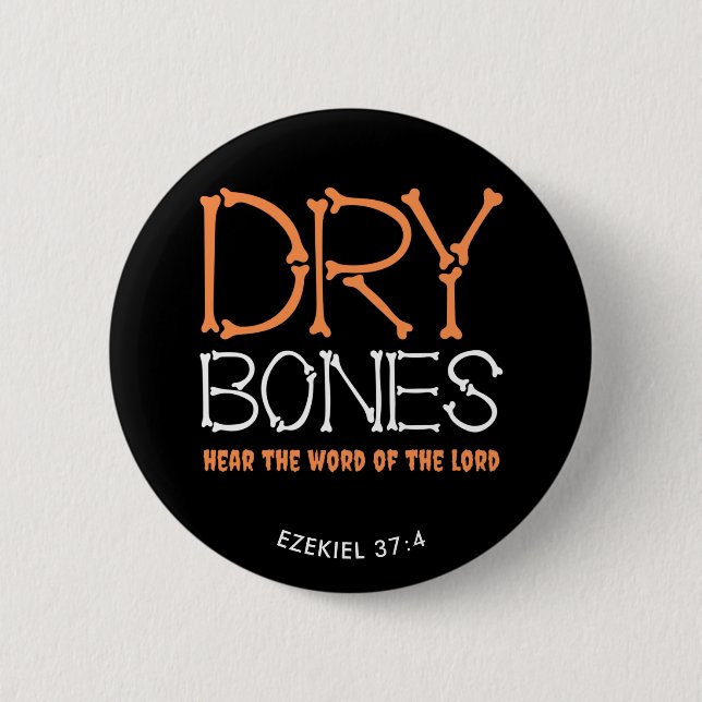 Badge Rond 5 Cm OS SECS BAPTISÉS Halloween chrétien (Devant)