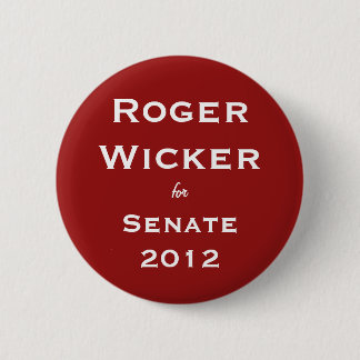 Badge Rond 5 Cm Osier de Roger pour le sénat 2012