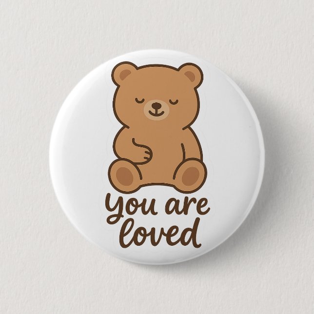 Badge Rond 5 Cm oso tierno (Devant)