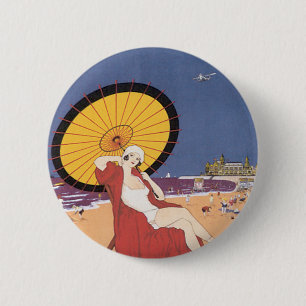 Badge Rond 5 Cm Ostende - Belgique