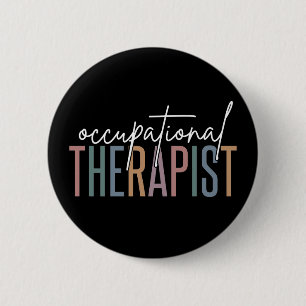 Badge Rond 5 Cm OT ergothérapeute Thérapie professionnelle