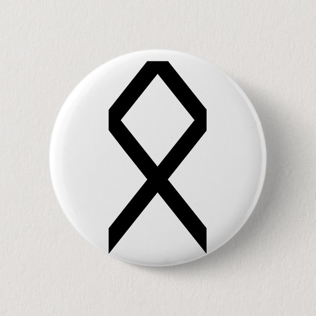 BADGE ROND 5 CM OTHILA RUNE (Devant)