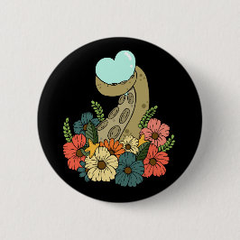 Badge Rond 5 Cm Otopus Tentacle Art