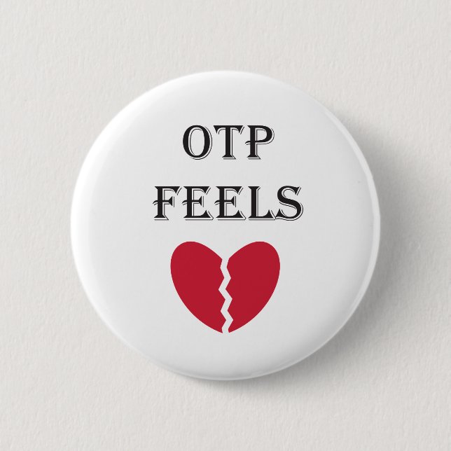 Badge Rond 5 Cm "OTP sent" la goupille (Devant)