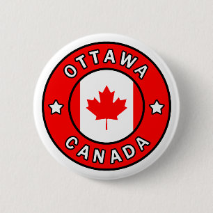 Badge Rond 5 Cm Ottawa Canada