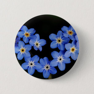 Badge Rond 5 Cm Oubliez-moi pas
