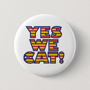 Badge Rond 5 Cm oui--chat