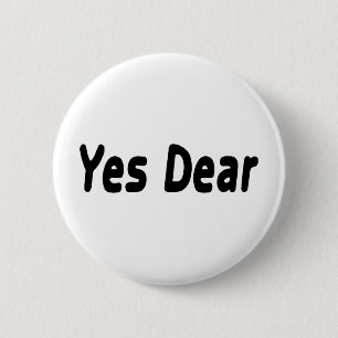 Badge Rond 5 Cm Oui cher