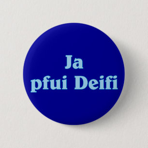 Badge Rond 5 Cm Oui, Deifi bayrisch bavarois