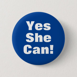 Badge Rond 5 Cm Oui elle peut !